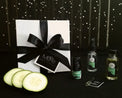 MBeze Cruizee Mini Gift Set with gift box, including Deodorette, Body Mist Traveler, Body Oil Traveler, and Perfume Sample.