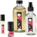 MBeze Aim To Be Pleased Deluxe Collection including perfume, Deodorette, Body OIl, and Body Mist